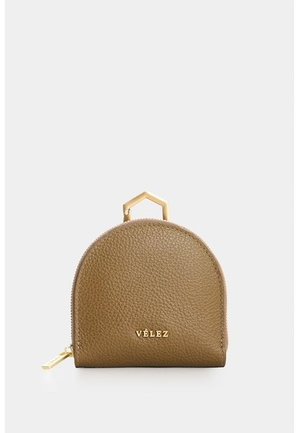 Monedero En Cuero Para Mujer Florence Monedero En Cuero Para Mujer Florence Tabaco VÉLEZ