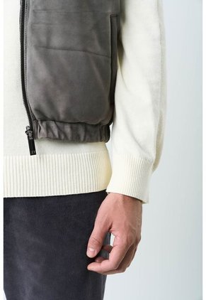 Chaleco Sika De Cuero Para Hombre Doble Faz Chaleco Sika De Cuero Para Hombre Doble Faz Gris S VÉLEZ