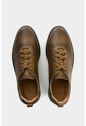 Zapato De Cordón En Cuero Envejecido Para Hombre Nacar 2.0 Zapato De Cordón En Cuero Envejecido Para Hombre Nacar 2.0 Tabaco 46 VÉLEZ