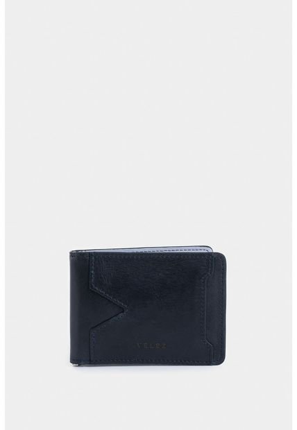 Porta Billetes Lunar De Cuero Para Hombre Cortes Simétricos Porta Billetes Lunar De Cuero Para Hombre Cortes Simétricos Azul Oscuro Vélez