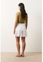 Falda Corta En Lino Mira Para Mujer Falda Corta En Lino Mira Para Mujer Blanco 12 VÉLEZ de Vélez