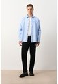 Camisa Para Hombre Ruibarbo Camisa Para Hombre Ruibarbo Azul Claro L VÉLEZ de Vélez