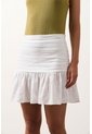 Falda Corta En Lino Mira Para Mujer Falda Corta En Lino Mira Para Mujer Blanco 12 VÉLEZ de Vélez