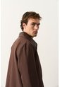 Chaqueta De Tela Y Cuero Para Hombre Hazel Chaqueta De Tela Y Cuero Para Hombre Hazel Cafe XXL VÉLEZ de Vélez