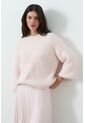 Sweater Liora Para Mujer Acanalado Asimétrico Sweater Liora Para Mujer Acanalado Asimétrico Rosado S VÉLEZ de Vélez