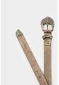 Cinturón Unifaz De Cuero Grabado Para Mujer Nácar Cinturón Unifaz De Cuero Grabado Para Mujer Nácar Plata L VÉLEZ de Vélez