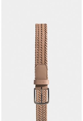 Cinturón Unifaz Petunia De Cuero Para Hombre Tejido Trenzado Cinturón Unifaz Petunia De Cuero Para Hombre Tejido Trenzado Miel 44 VÉLEZ