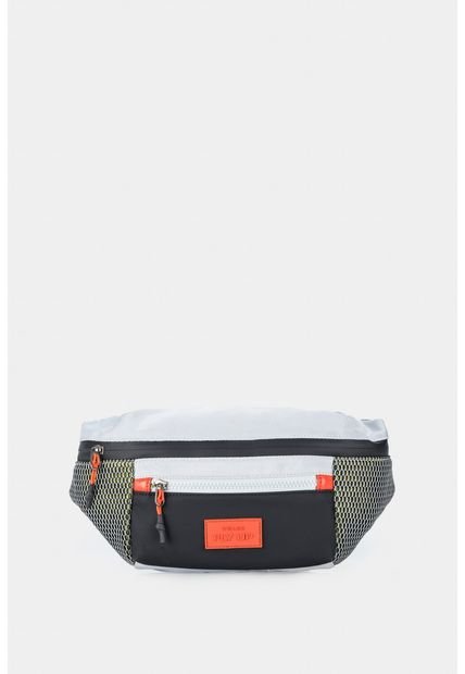 Riñonera Hyper Fly En Lona Para Hombre Detalles En Cuero