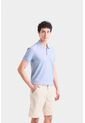 Polo Rhin De Algodón Para Hombre Base Texturizada Polo Rhin De Algodón Para Hombre Base Texturizada Lila XL VÉLEZ de Vélez