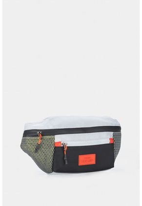 Riñonera Hyper Fly En Lona Para Hombre Detalles En Cuero