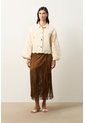 Chaqueta En Dril Para Mujer Runas Chaqueta En Dril Para Mujer Runas Crema M VÉLEZ de Vélez