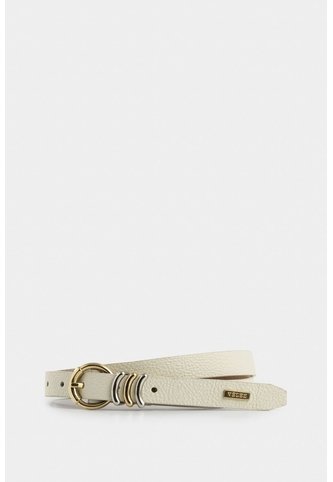 Cinturón Unifaz De Cuero Para Mujer Puntera Hexagonal Cinturón Unifaz De Cuero Para Mujer Puntera Hexagonal Blanco XL VÉLEZ Vélez