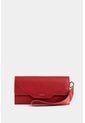 Billetera Porta Chequera Damasco De Cuero Para Mujer Cargadera Removible Billetera Porta Chequera Damasco De Cuero Para Mujer Cargadera Removible Rojo Vélez de Vélez