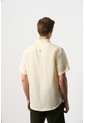 Camisa En Lino Manga Corta Siena Para Hombre Camisa En Lino Manga Corta Siena Para Hombre Amarillo XS VÉLEZ de Vélez