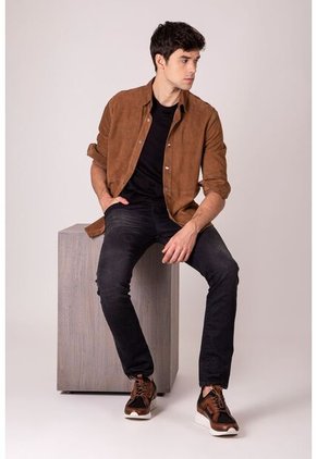 Jeans Lavado Oscuro Para Hombre Semifitted Azul Oscuro Jeans Lavado Oscuro Para Hombre Semifitted Azul Oscuro 30 Vélez