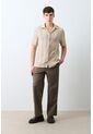 Camisa Manga Corta Resort Para Hombre Oroa Camisa Manga Corta Resort Para Hombre Oroa Crema XL VÉLEZ de Vélez