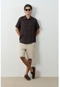 Camisa En Lino Manga Corta Siena Para Hombre Camisa En Lino Manga Corta Siena Para Hombre Cafe XXL VÉLEZ de Vélez