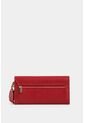 Billetera Porta Chequera Damasco De Cuero Para Mujer Cargadera Removible Billetera Porta Chequera Damasco De Cuero Para Mujer Cargadera Removible Rojo Vélez de Vélez