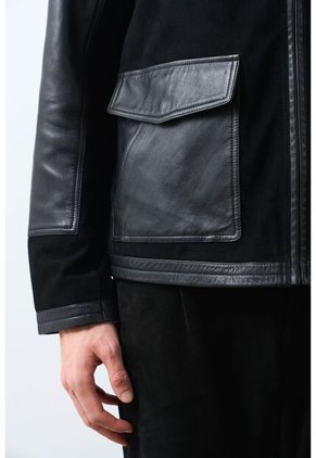 Chaqueta De Cuero Para Hombre Nila 2 Chaqueta De Cuero Para Hombre Nila 2 Negro L VÉLEZ
