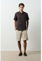 Camisa En Lino Manga Corta Siena Para Hombre Camisa En Lino Manga Corta Siena Para Hombre Cafe XXL VÉLEZ de Vélez