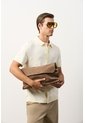 Camisa Manga Corta Tejida Para Hombre Ikal Camisa Manga Corta Tejida Para Hombre Ikal Crema XXL VÉLEZ de Vélez