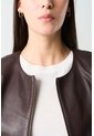 Chaqueta De Cuero Para Mujer Denver Chaqueta De Cuero Para Mujer Denver Cafe M VÉLEZ de Vélez