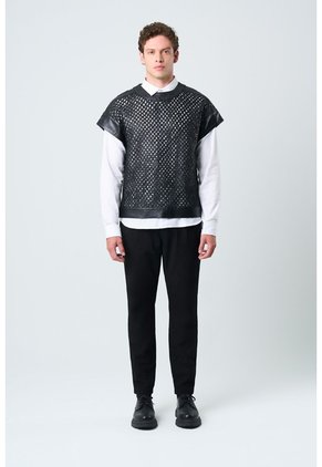 Camisilla Orion De Cuero Para Hombre Tejida Camisilla Orion De Cuero Para Hombre Tejida Negro XXL VÉLEZ