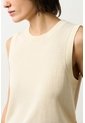 Top Tejido Amaru Para Mujer Top Tejido Amaru Para Mujer Crema M VÉLEZ de Vélez