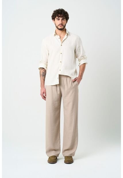 Pantalón Amplio Para Hombre Elon Pantalón Amplio Para Hombre Elon Arena 30 VÉLEZ