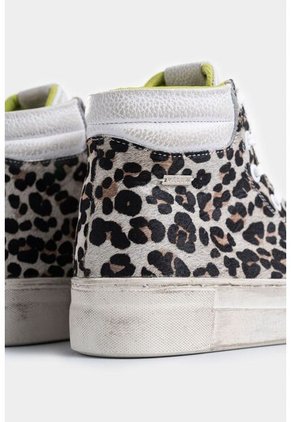 Tenis Alba De Cuero Para Mujer Animal Print Tenis Alba De Cuero Para Mujer Animal Print Blanco 36 VÉLEZ