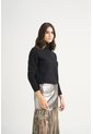 Sweater Tejido Básico Maqui Para Mujer Cuello Tortuga Sweater Tejido Básico Maqui Para Mujer Cuello Tortuga Negro M VÉLEZ de Vélez