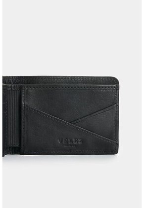 Billetera De Cuero Para Hombre Coral Billetera De Cuero Para Hombre Coral Negro VÉLEZ