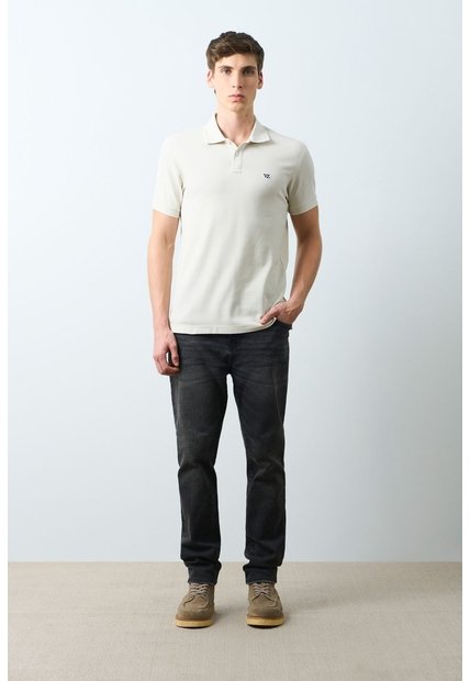 Polo Manga Corta Essential Para Hombre Textura Polo Manga Corta Essential Para Hombre Textura Arena XL VÉLEZ