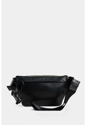 Riñonera Brunei 2 De Cuero Para Hombre Con Acabado Espazolado Riñonera Brunei 2 De Cuero Para Hombre Con Acabado Espazolado Negro VÉLEZ