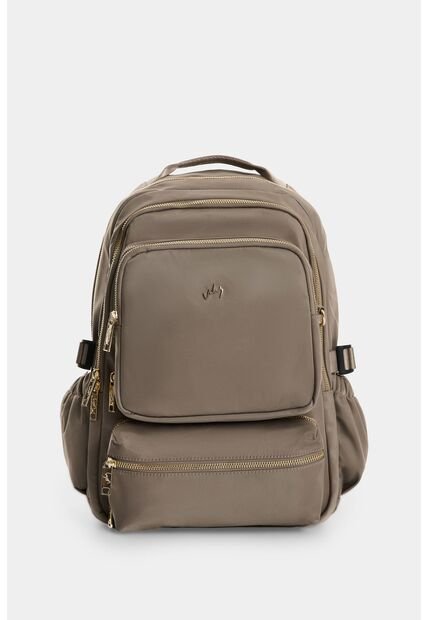 Morral Tamar En Lona Para Mujer Multifuncional Morral Tamar En Lona Para Mujer Multifuncional Gris VÉLEZ