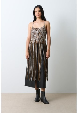 Top En Gamuza Folia Para Mujer Tritón Top En Gamuza Folia Para Mujer Tritón Plata L VÉLEZ Vélez