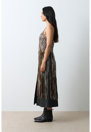 Top En Gamuza Folia Para Mujer Tritón Top En Gamuza Folia Para Mujer Tritón Plata L VÉLEZ
