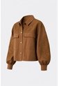 Chaqueta Aguamarina De Tela Para Mujer Bordados En Gamuza Chaqueta Aguamarina De Tela Para Mujer Bordados En Gamuza Miel L VÉLEZ de Vélez