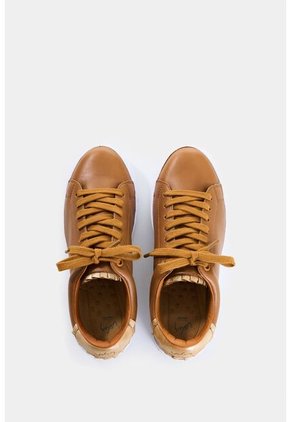 Tenis Casual De Cuero Combinados Tenis Casual De Cuero Combinados Miel 37 VÉLEZ