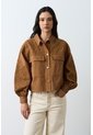 Chaqueta Aguamarina De Tela Para Mujer Bordados En Gamuza Chaqueta Aguamarina De Tela Para Mujer Bordados En Gamuza Miel L VÉLEZ de Vélez