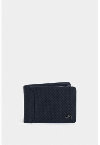 Billetera Ravello De Cuero Para Hombre Grabado Billetera Ravello De Cuero Para Hombre Grabado Azul Oscuro VÉLEZ Vélez