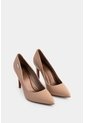 Tacones Cerrados De Cuero Liso Tacones Cerrados De Cuero Liso Natural 34 VÉLEZ de Vélez