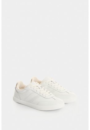 Tenis En Cuero Para Mujer Riot Tenis En Cuero Para Mujer Riot Blanco 36 VÉLEZ