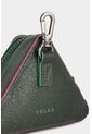 Monedero Laila De Cuero Para Mujer Triangular Monedero Laila De Cuero Para Mujer Triangular Verde Vélez de Vélez