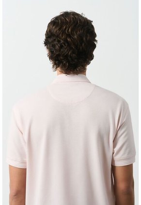 Polo Lucca Manga Corta Para Hombre Texturizada Polo Lucca Manga Corta Para Hombre Texturizada Rosado L VÉLEZ