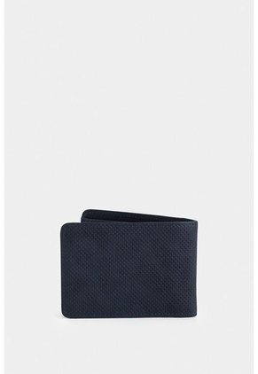 Billetera Ravello De Cuero Para Hombre Grabado Billetera Ravello De Cuero Para Hombre Grabado Azul Oscuro VÉLEZ