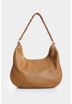 Shopping Luna Semicircular En Cuero Para Mujer Shopping Luna Semicircular En Cuero Para Mujer Miel VÉLEZ