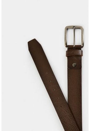 Cinturón Unifaz De Cuero Para Hombre Ocean Cinturón Unifaz De Cuero Para Hombre Ocean Miel 38 VÉLEZ