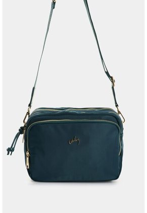 Manos Libres En Lona Y Cuero Para Mujer Square Manos Libres En Lona Y Cuero Para Mujer Square Agua Marina VÉLEZ