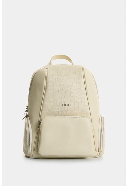 Morral De Cuero Grabado Para Mujer Georgia Morral De Cuero Grabado Para Mujer Georgia Blanco VÉLEZ
